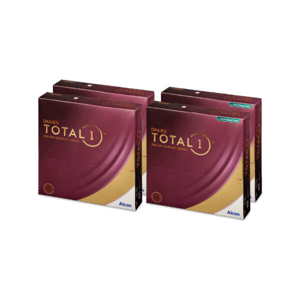2 scatole TOTAL1 per astigmatismo + 2 scatole TOTAL1 (4x90 lenti)
